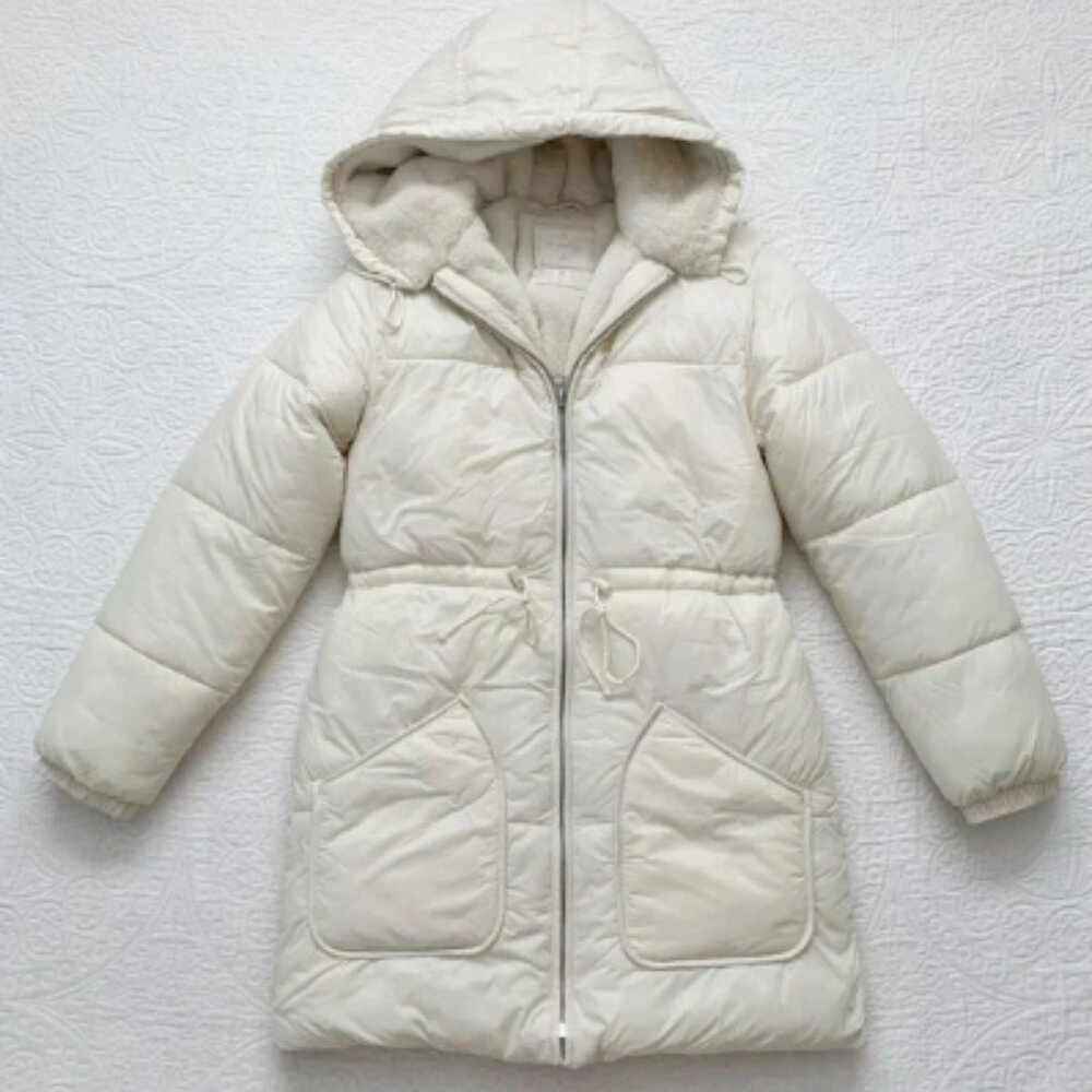 A&F‎ Women's Aircloud Puffer Parka, White